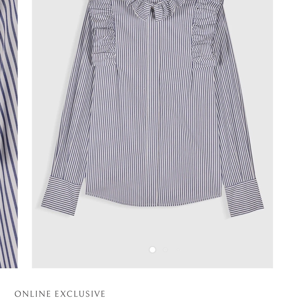 Mizou Shirt - Navy Stripes - Picture 7 of 15